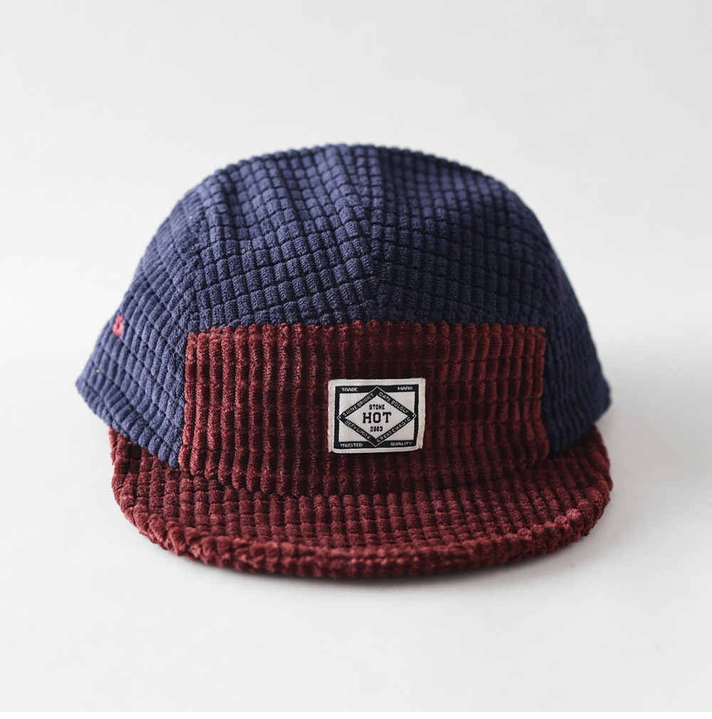 Casquette de baseball en velou - Corduroy Cap 5 Panel avis et prix
