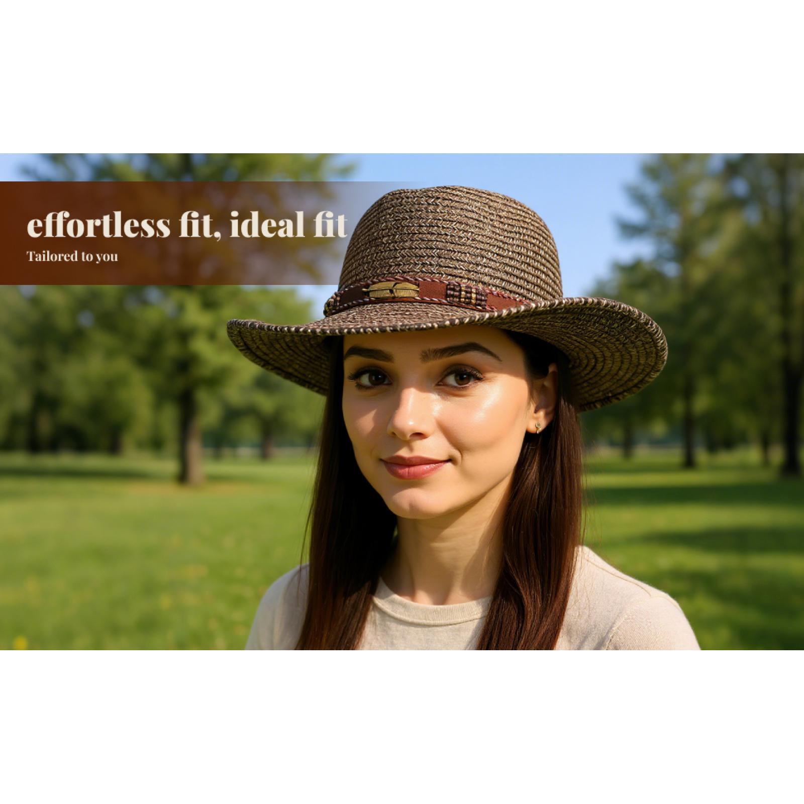 Chapeau de soleil unisexe pour - Cowboy Hat Straw avis et prix